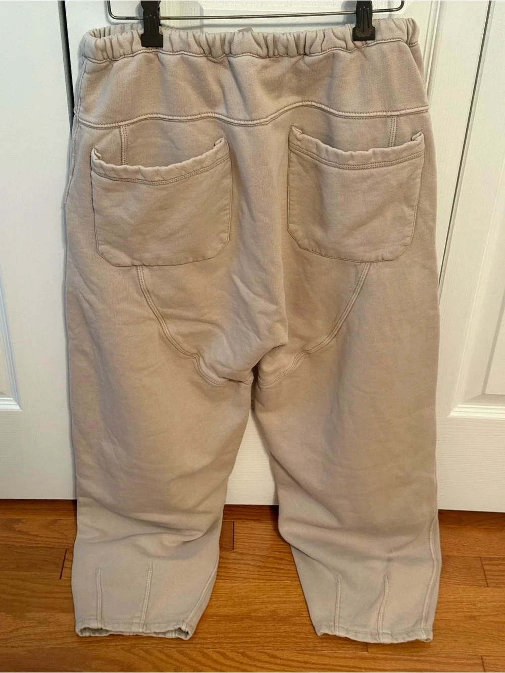 Free People Movement Barrel Leg Harem Pants in Beige - Picture 3 of 4